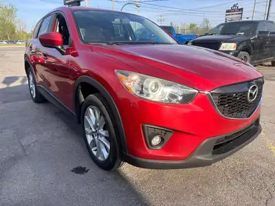 2014 Mazda CX-5 GT/Touring AWD noir avec intérieur en cuir avec toit ouvrant caméra de recul sièges...