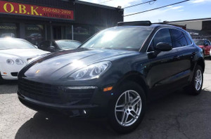 2016 Porsche Macan S JAMAIS ACCIDENTE-CUIR ROUGE-BAS KM!!