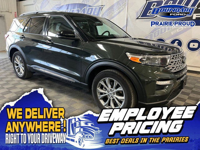 2022 Ford Explorer LIMITED | HTD/CLD LEATHER | TWIN MOONROOF in Cars & Trucks in Lloydminster