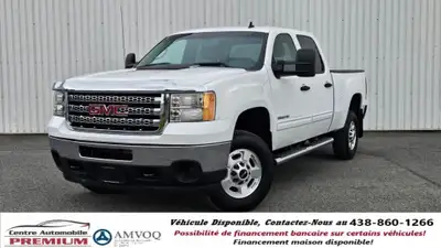 2013 GMC SIERRA 2500 SLE CREW 6.6L 4x4 JAMAIS ACCIDENTÉ!! Livraison partout au Québec possible ** To...