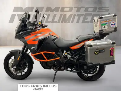 KTM 1290 SUPER ADVENTURE S 2020 Orange et Noir mat 53199 km au compteur. Motos Illimitées Terrebonne...