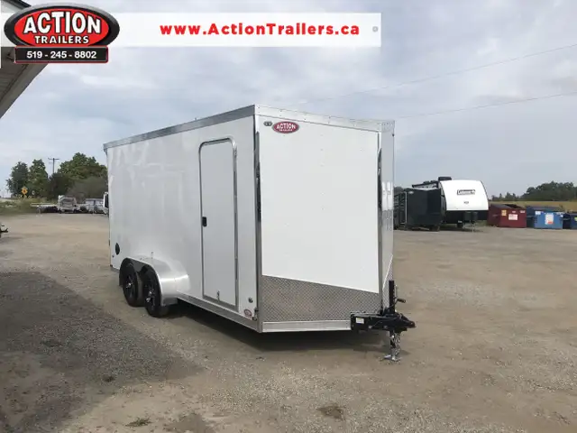 IRON LITE SERIES IRON LITE 7x16 TANDEM AXLE CARGO TRAILER  in Cargo & Utility Trailers in London - Image 2