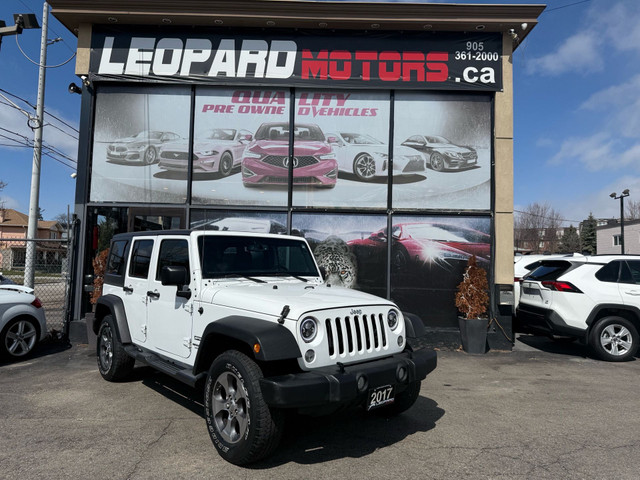 2017 Jeep Wrangler Unlimited Sport, 4X4, Removable Top, Running  in Cars & Trucks in Mississauga / Peel Region