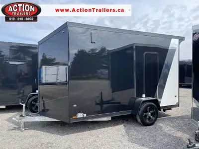 LEGACY SERIES ALL ALUMINUM FRAME 7' X 12' SINGLE AXLE CARGO WITH RAMP DOOR AND POLYCORE PANEL UPGRAD...