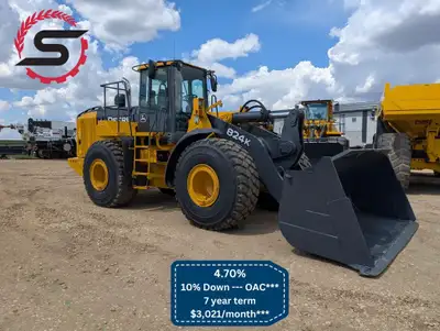 Rebuilt!! Over 190k in work orders. 2009 John Deere 824K Wheel Loader HRS 15,695 Pre Emissions unit....