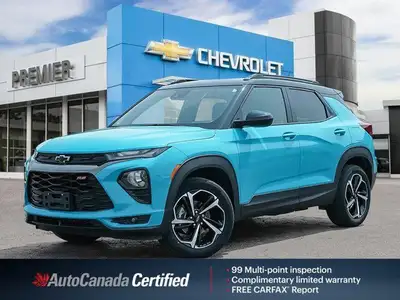 2021 Chevrolet Trailblazer RS Low Kilometers, High Style & Tech Get ready to turn heads and command...