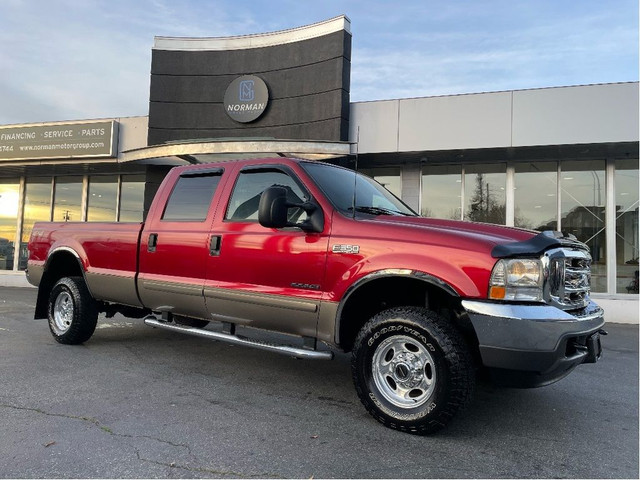  2002 Ford F-350 Lariat LB 4WD 7.3L TURBO DIESEL PWR LEATHER SEA in Cars & Trucks in Delta/Surrey/Langley
