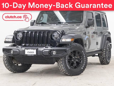 2021 Jeep Wrangler Unlimited Willy's Ed 4x4 w/ Uconnect 4, Rearv