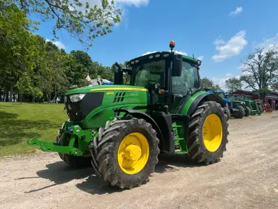 John Deere 6155R -Year 2017 -50k capable direct drive transmission with left-hand reverser -Front ax...