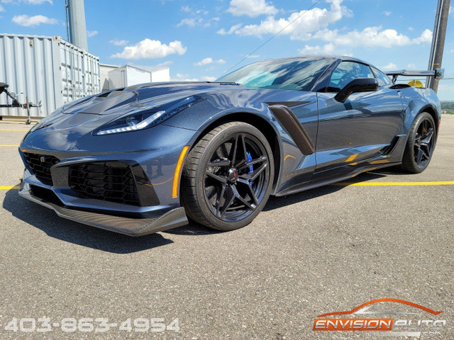 2019 Chevrolet Corvette ZR1 COUPE 3ZR ZTK C7 \ 8 SPEED AUTOMATIC in Cars & Trucks in Calgary - Image 3