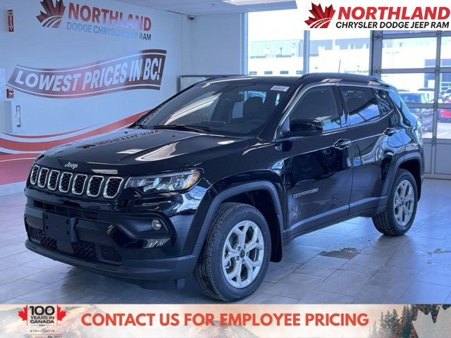 2025 Jeep Compass North | 4X4 | Leather | Sunroof | NAV in Cars & Trucks in Prince George