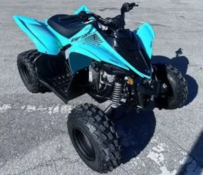 APPLY NOW: https://www.ridecollective.ca/get-pre-approved The 2025 YAMAHA RAPTOR 110 is a youth-orie...
