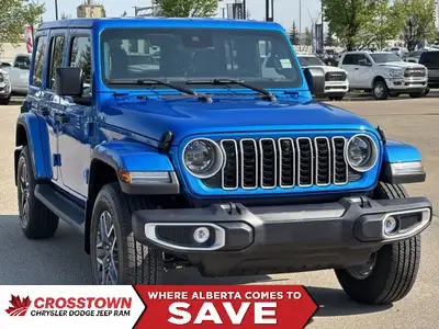 This 2025 JEEP WRANGLER 4-DOOR SAHARA has the following options Cloth Low-Back Bucket Seats, Remote...