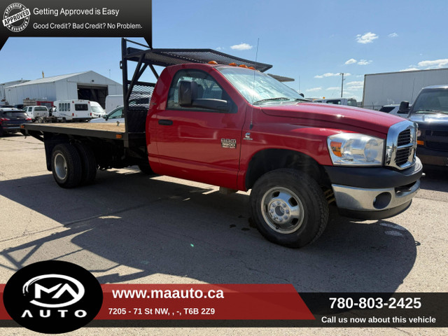 2007 Dodge Ram 3500 4WD Reg Cab 143" Flat Deck in Cars & Trucks in Edmonton - Image 3