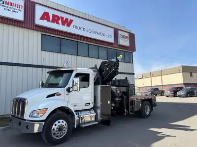 NEW UNIT READY TO WORK CUSTOM ARW OILFIELD SERVICE BODY 12' DECK HIAB 228-5 HI DUO CRANE RADIO REMOT...
