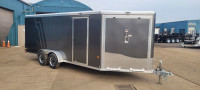 Neo NAS 7' x 22' Enclosed Aluminum Snowmobile Trailer