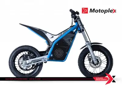 MOTO TRIAL ONE ÉLECTRIQUE TRIAL en majuscule pour les enfants de 3 à 7 ans. GARANTIE PROLONGÉE jusqu...