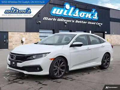 Come see this certified 2020 Honda Civic Sedan Sport | Sunroof | Heated Seats | Reverse Cam | Remote...
