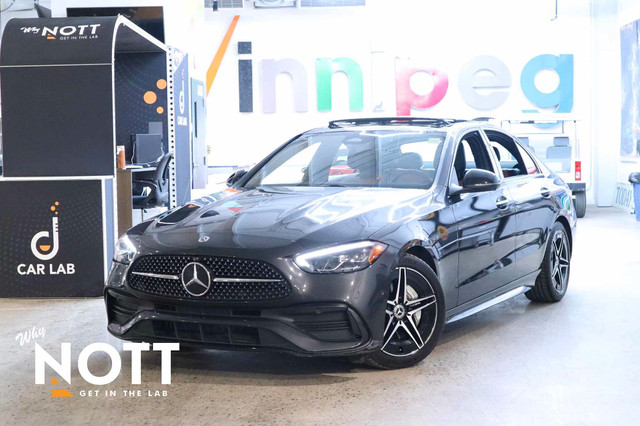 2023 MERCEDES-BENZ C300 - | 4MATIC | Brown Leather in Cars & Trucks in Winnipeg