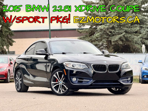2015 BMW 2 Series 228i xDrive-COUPE--ONE OWNER--CERTIFIED!