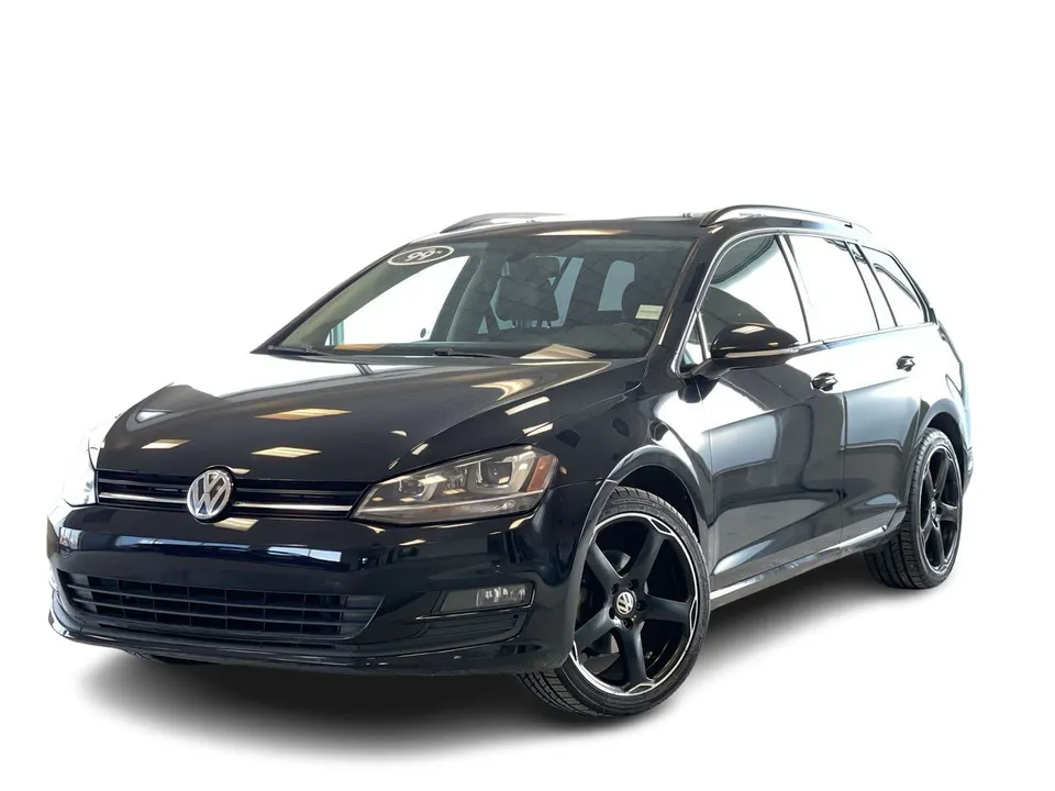 2016 Volkswagen GOLF SPORTWAGEN 1.8T Highline, Leather, Sunroof,