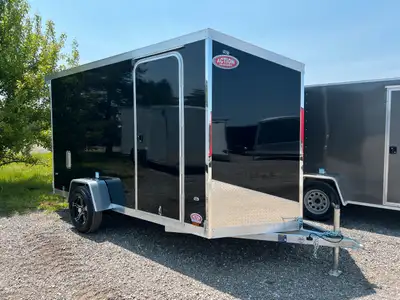 LEGACY SERIES ALL ALUMINUM FRAME 6' X 12' SINGLE AXLE CARGO WITH REAR DOUBLE BARN DOORS AND POLYCORE...