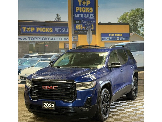 2023 GMC Acadia Elevation, AWD, Sunroof, Accident Free & Certifi in Cars & Trucks in North Bay
