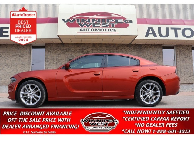 2021 Dodge Charger SXT PREMIUM AWD, LOADED, LEATHER, ROOF, NAV,  in Cars & Trucks in Winnipeg