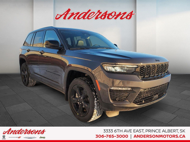 2025 Jeep Grand Cherokee LIMITED Black Appearance / Sunroof / Al in Cars & Trucks in Prince Albert