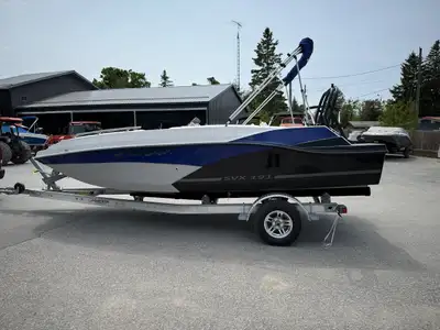2025 Starcraft SVX 191 | Yamaha Vmax 150 Yamaha Vmax 150 With Powersteering BLUE EXTERIOR GREY INTER...