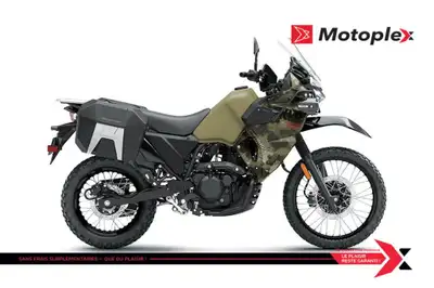 KLR650 Adventure La moto KLR650 est construite pour donner à votre passion le pouvoir de s'évader et...