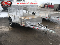5′ X 8′ - REAR MESHED STRAIGHT GATE & TOP TIE DOWN RAIL!