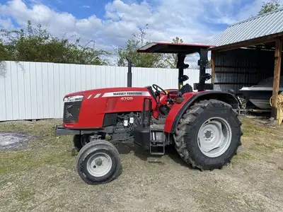 Nice clean tractor with low hours! 90 hp, Open station w/ canopy, 420/85R30 tires, 540/1000 PTO, 3pt...