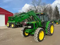 2004 John Deere 6420 Loader Tractor Green