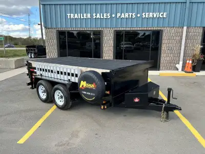 Miska 5 Ton Scissor Lift GD Dump Trailer - starting at just $7,795.00 Finance from $200.00/month OAC...