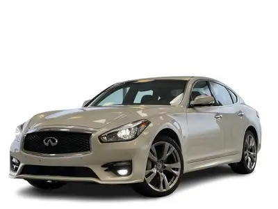 Recent Arrival! 2019 INFINITI Q70 3.7 LUXE Majestic White 3.7L V6 7-Speed Automatic AWD Certificatio...