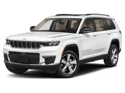 2022 JEEP GRAND CHEROKEE L LIMITED 4X4 Bright White Black Capri Leather Interior 3.6L V6 Engine - Ad...