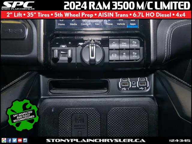 2024 RAM 3500 Limited 4x4 Mega Cab 6'4 in Cars & Trucks in St. Albert - Image 23