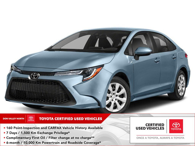 2021 Toyota Corolla L INCOMING | CERTIFIED | CARPLAY | TPMS in Cars & Trucks in City of Toronto