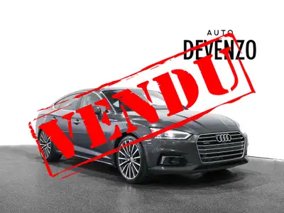 VENDU!!! 2018 Audi A5 Sportback 2.0 TFSI Quattro TECHNIK, FUlly Loaded, Gray Metallic on Rock Grey L...