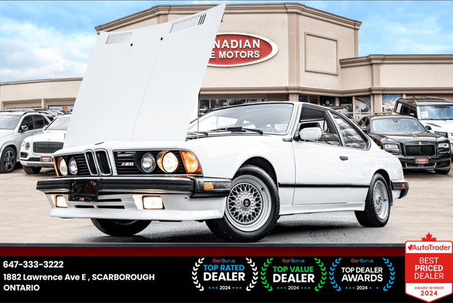 1987 BMW 6 Series M6 | ONE OWNER | MANUAL | SUNROOF | LEATHER IN in Cars & Trucks in City of Toronto - Image 2
