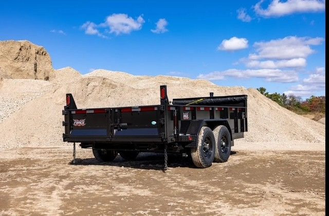 FOREST RIVER DUMP FAHDL 7X14 TANDEM AXLE in Cargo & Utility Trailers in Oshawa / Durham Region - Image 4