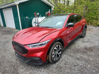 2021 Ford Mustang Mach-E Premium Red Electric Motor Single-Speed Automatic Call us at (905) 845-4211... (image 1)