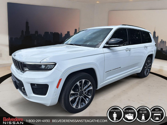 2022 Jeep Grand Cherokee L Overland TOIT PANO McINTOSH V8 5,7 8  in Cars & Trucks in Laurentides