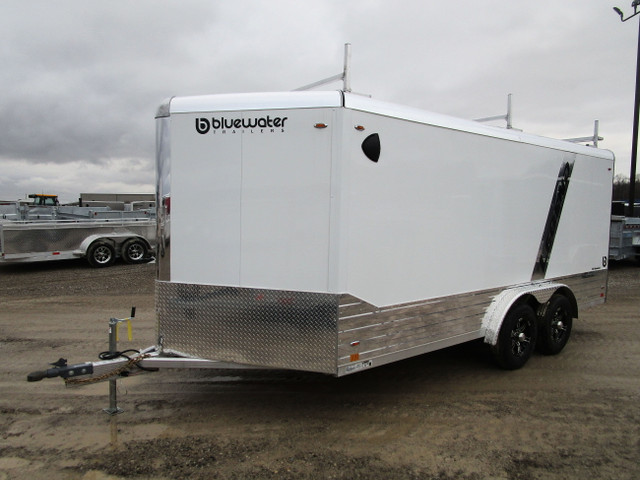 2023 Legend 8 Wide Aluminum Deluxe V-Nose - 8' x 19'! in Cargo & Utility Trailers in London - Image 4