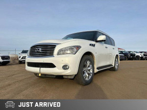 2014 Infiniti QX80 | Hands-Free Liftgate | Parking Sensors and Assist | Sunroof | Forward Collision Warning