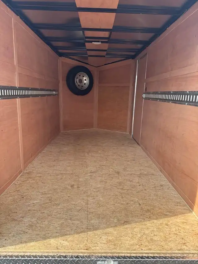6x12 + V-Nose Enclosed RENTAL Trailer  in Cargo & Utility Trailers in Barrie - Image 5