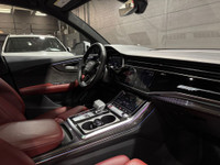 Glacier White Metallic Exterior On Arras Red w/Gray Stitch, Perforated Valcona Leather w/Diamond Sti... (image 9)
