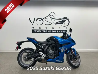 -No Payments for 1 Year One glance, and the cutting-edge sportbike styling of the GSX-8R immediately...