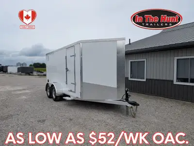 Cargo trailer, Enclosed Trailer, V-nose, ATV trailer, Tandem Axle, Single Axle, Ramp Door, Barn Door...